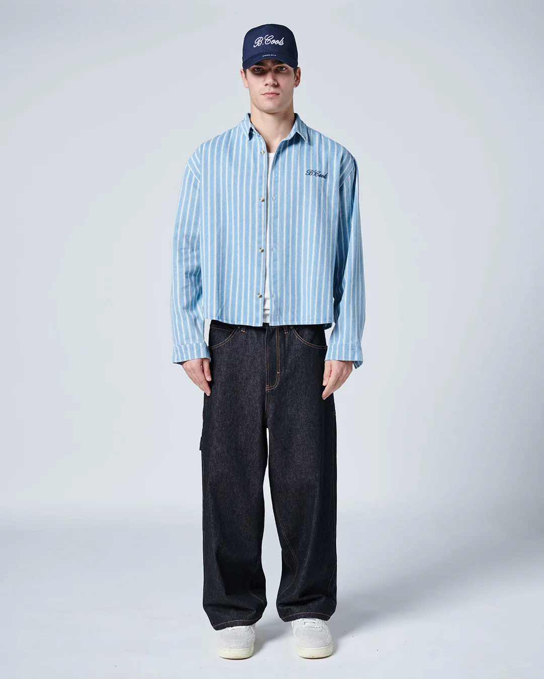 Crop LS Shirt - Blue - Image 5