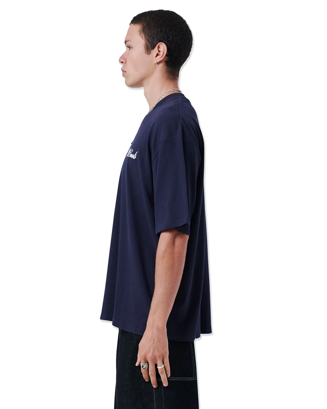Scribe T-Shirt - Navy - Image 2