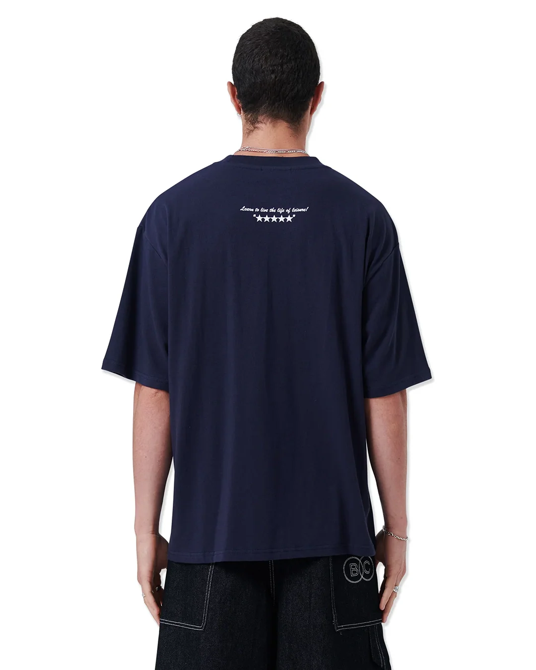Scribe T-Shirt - Navy - Image 3