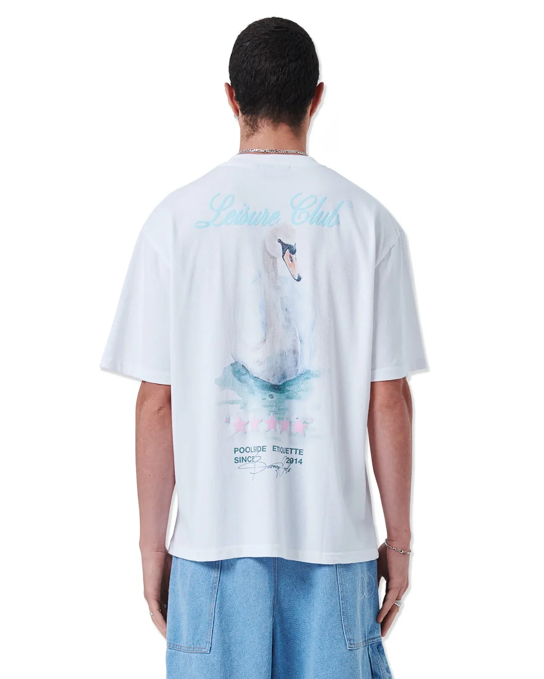 Swan Tee - White - Image 3