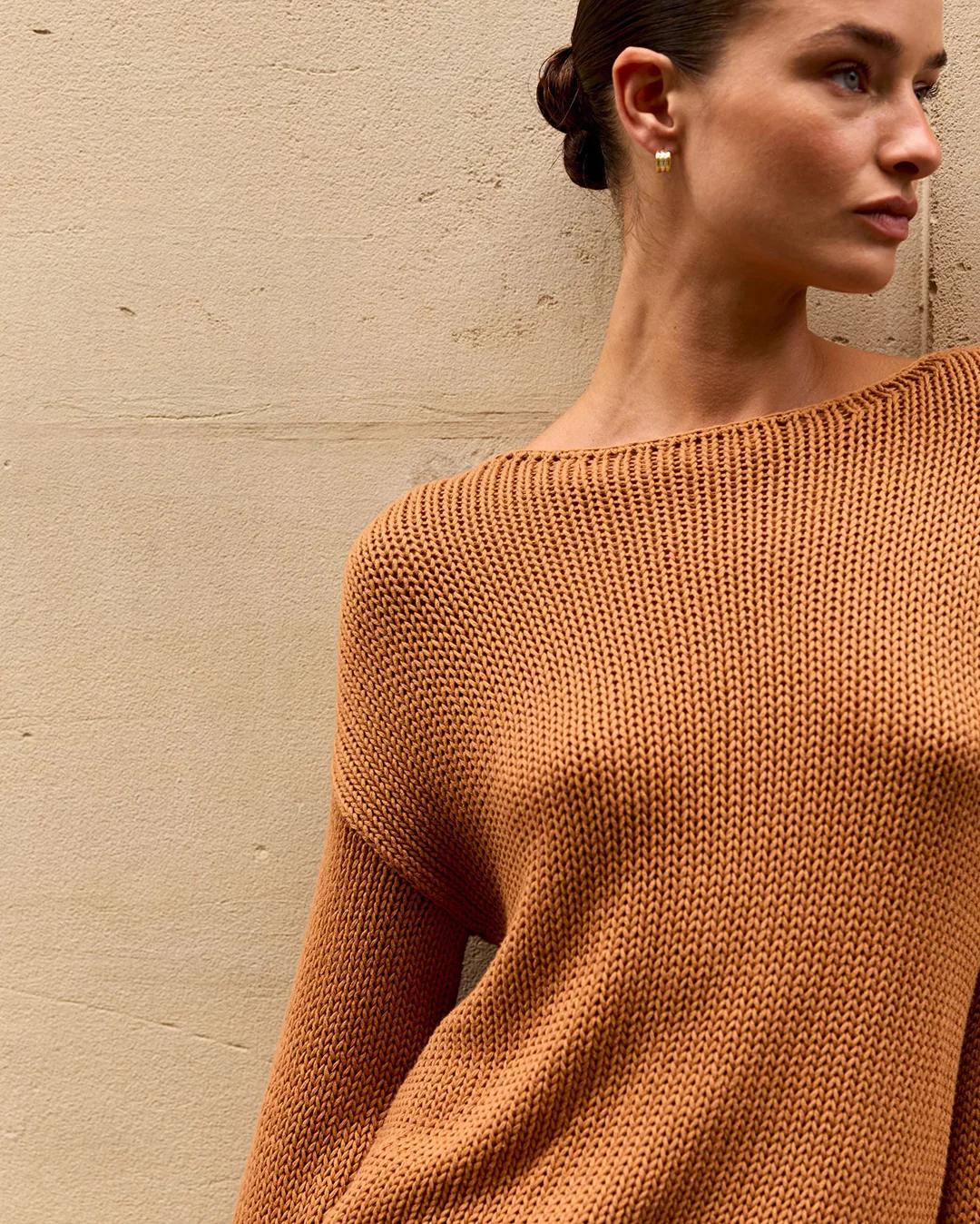 Bell Long Sleeve Knit - Toffee - Image 10
