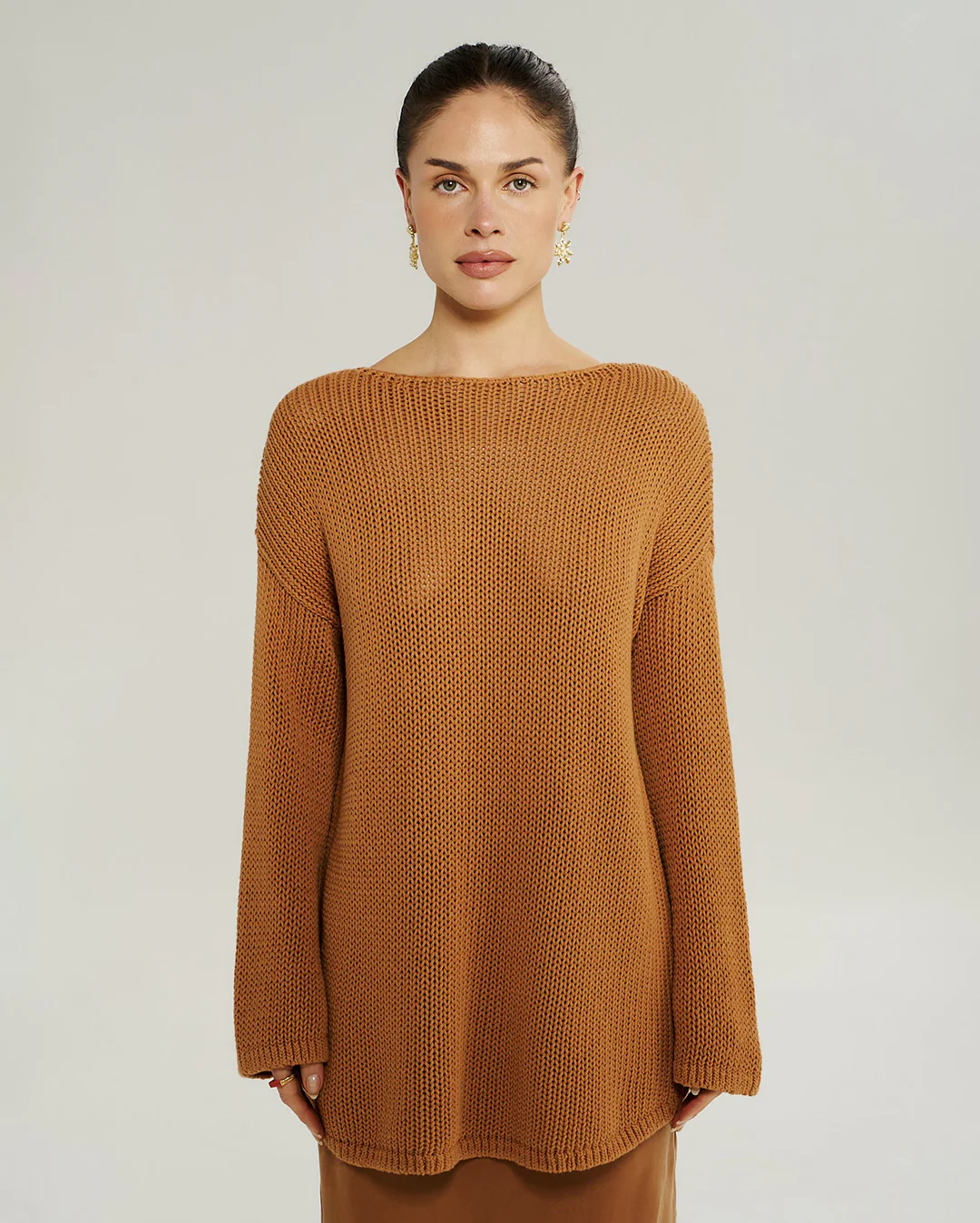 Bell Long Sleeve Knit - Toffee - Image 2