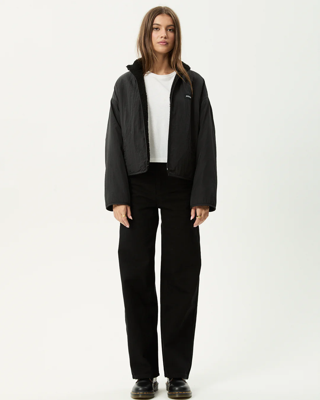 Berlin - Reversible Polar Fleece Jacket - Black - Image 12
