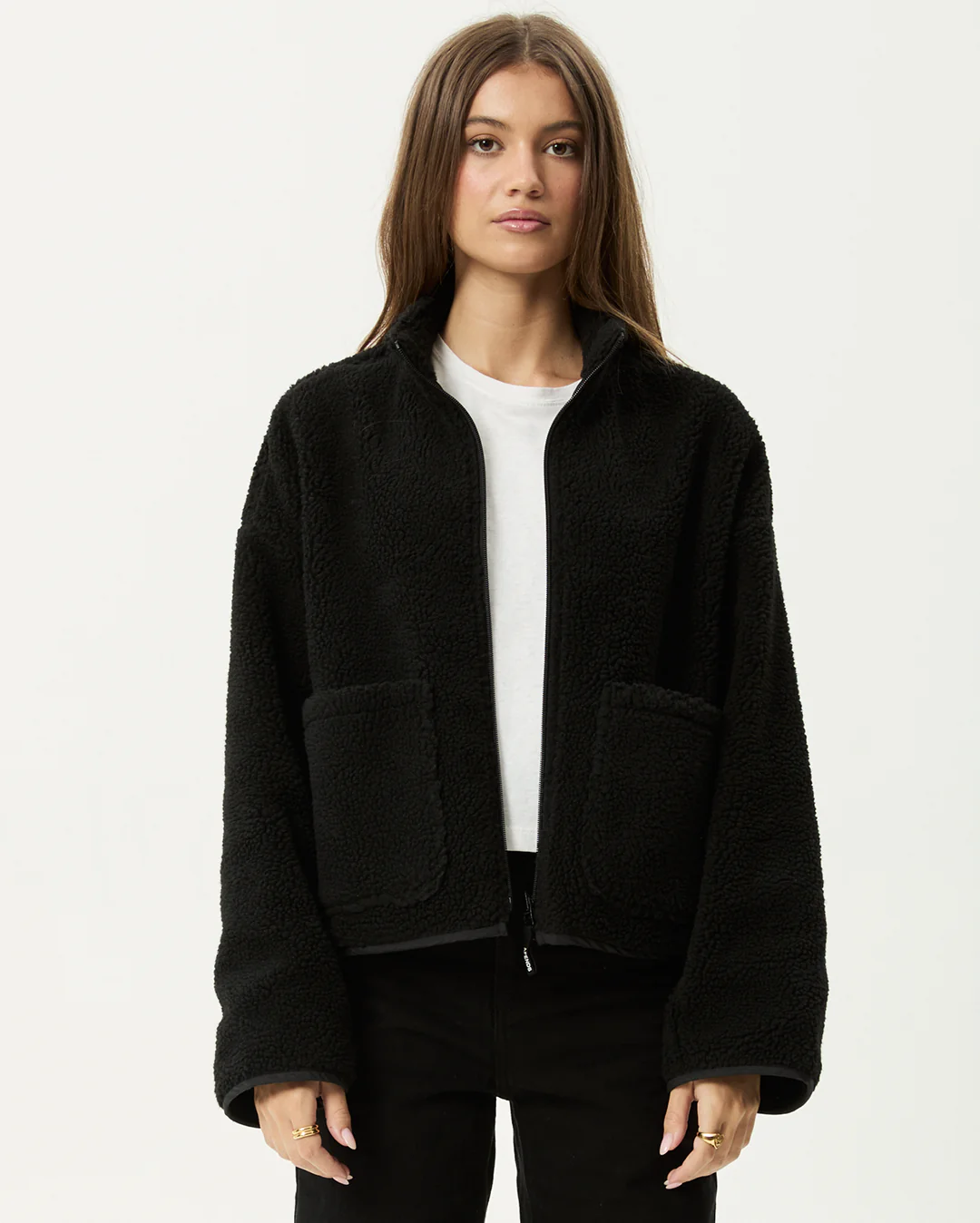 Berlin - Reversible Polar Fleece Jacket - Black - Image 3
