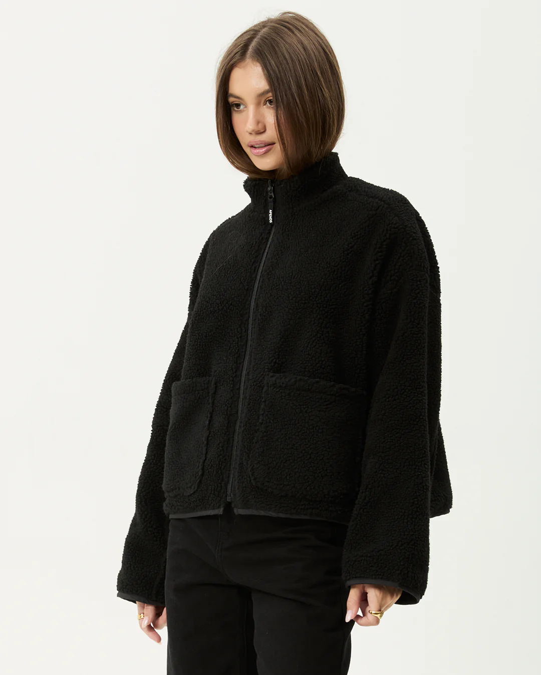 Berlin - Reversible Polar Fleece Jacket - Black - Image 5