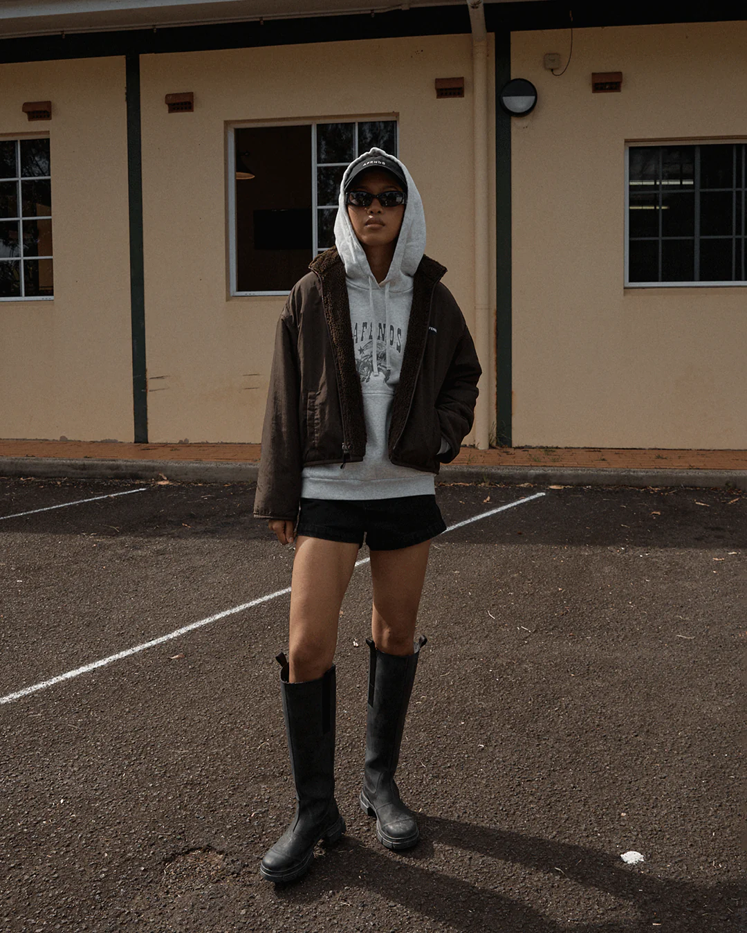 Berlin - Reversible Polar Fleece Jacket - Coffee - Image 11