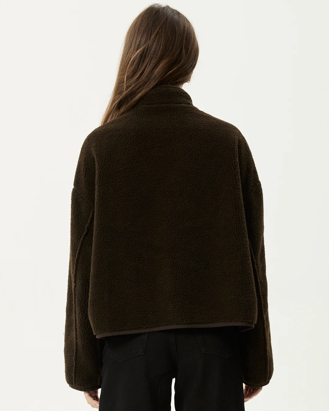Berlin - Reversible Polar Fleece Jacket - Coffee - Image 9