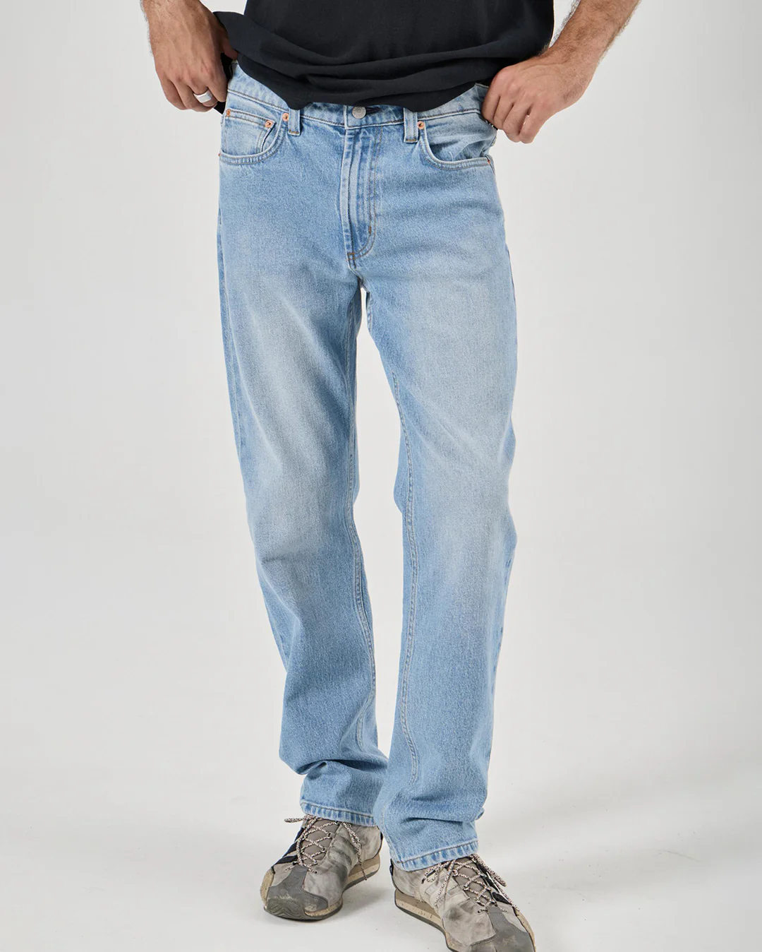 Bronco Stone Blue Denim Jeans - Stone Blue