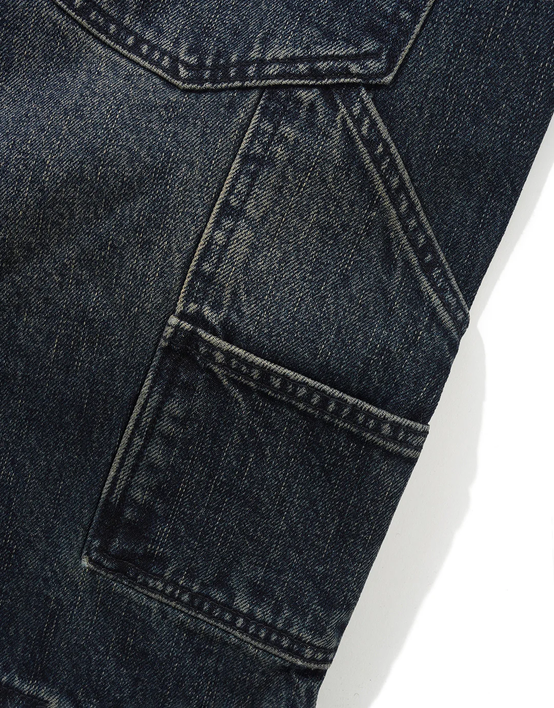 Carpenter Denim Jeans - Slub Dark Indigo - Image 5