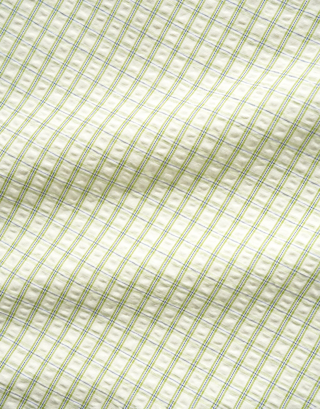 Grid Short Sleeve Shirt - Green - Image 4