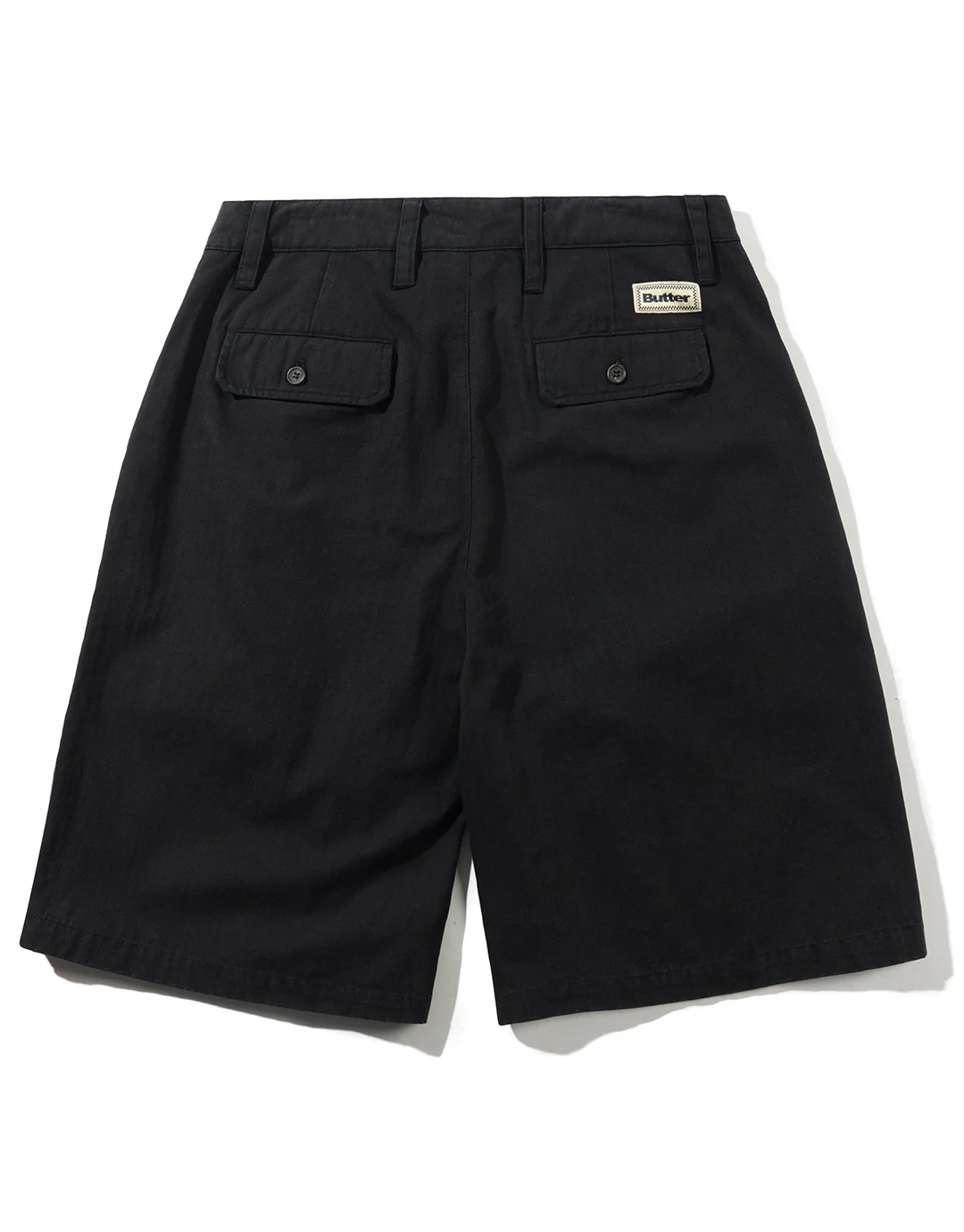 Pleated Shorts - Washed Black - Image 2