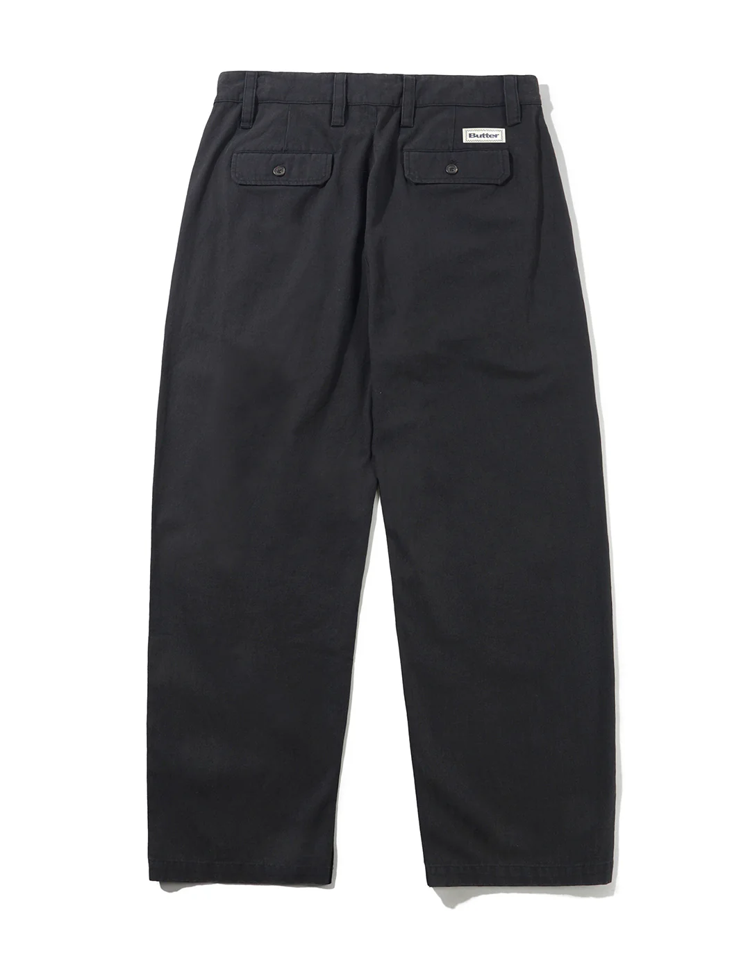 Pleated Trousers - Washed Black - Image 2