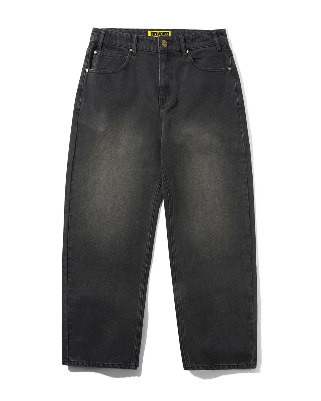 Racer Denim Jeans - Faded Black
