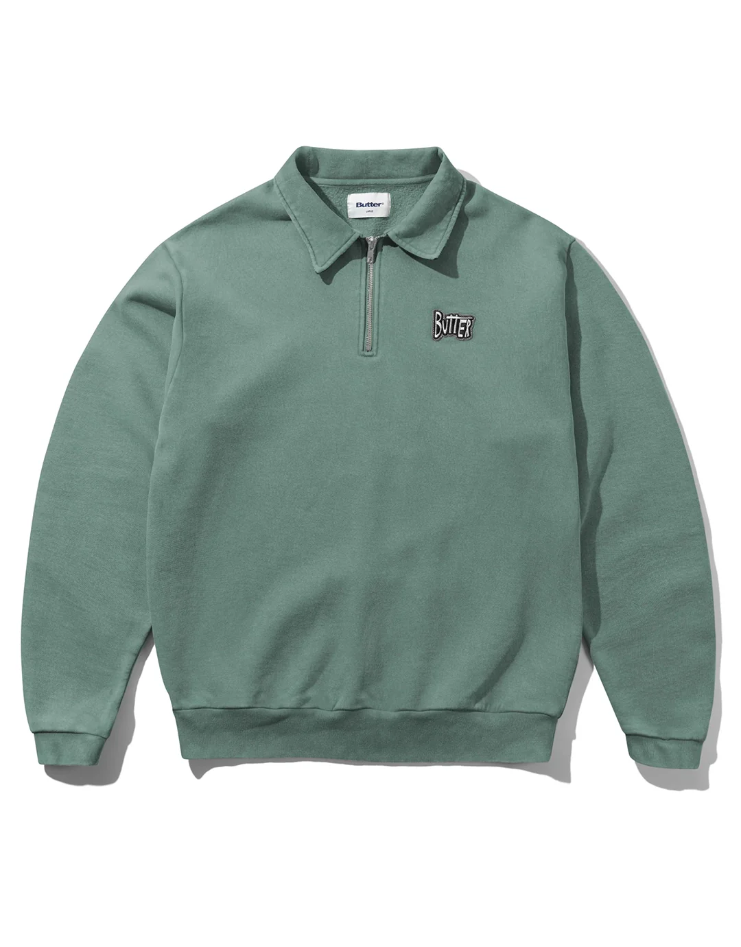 Sketch Quarter Zip Sweater - Sage