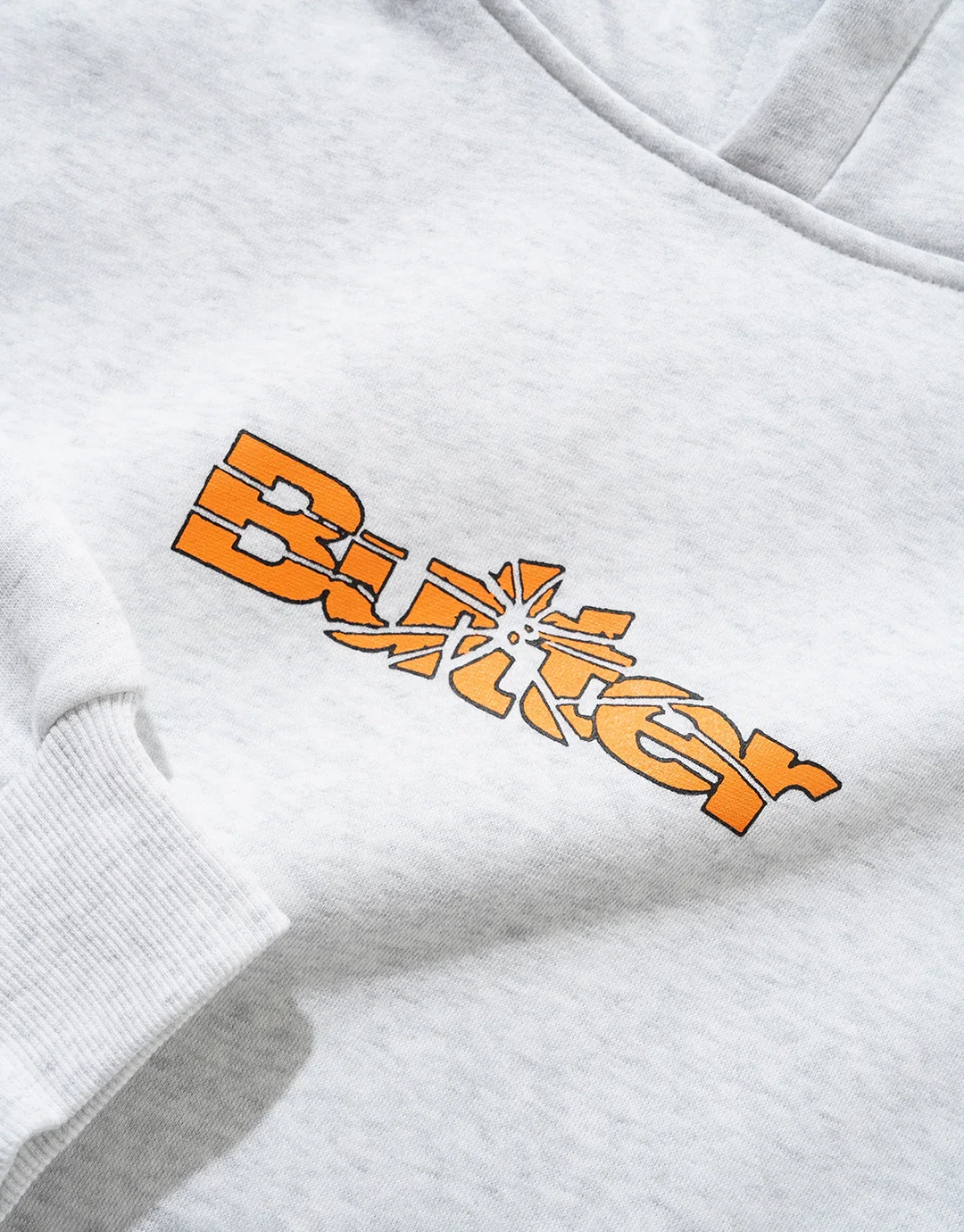 Smashed Logo Pullover Hood - Ash - Image 3