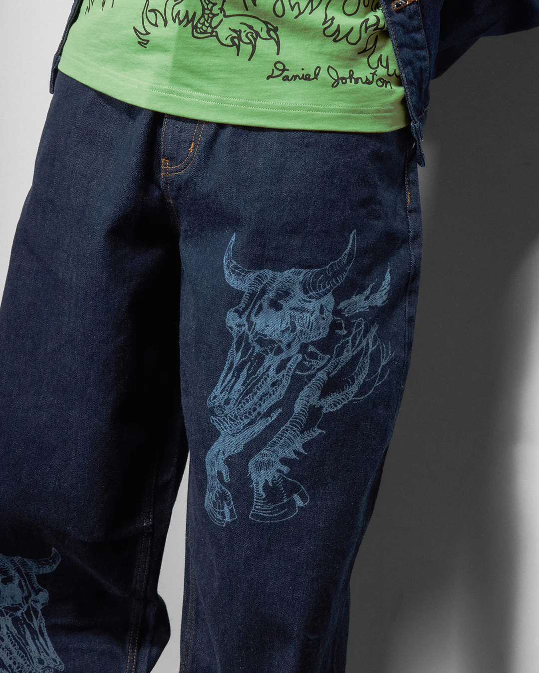 Bull Selvedge Denim Jeans - Raw Indigo - Image 7
