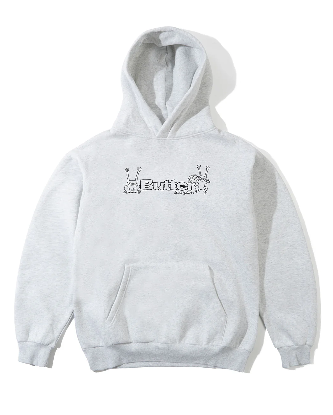 Frog Logo Pullover Hood - Ash