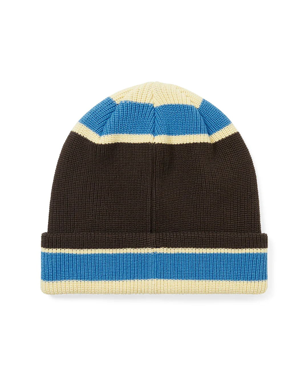 C-Logo Multi Striped Beanie - Brown - Image 2