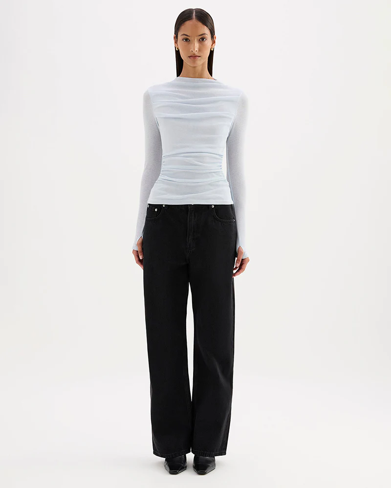 Calista Mesh LS Top - Glacier - Image 2