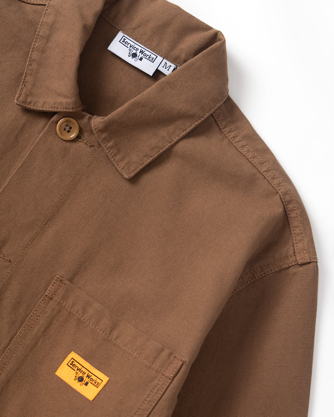 Canvas Chore Shirt - Bark - Image 6
