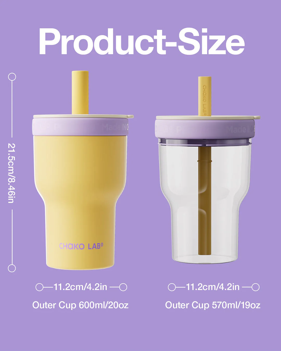 Dual-Layer Tumbler 570ml - White/Green - Image 4