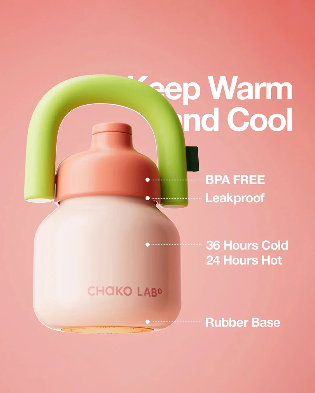 LinLin Kettle 1000ml - Pink - Image 4