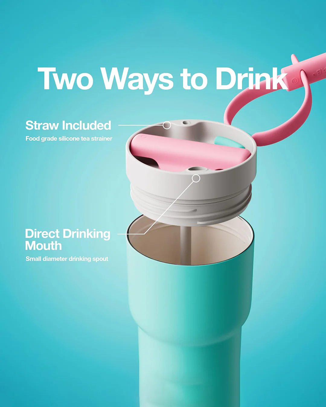 Chako Lab Twist Tumbler - Blue Pink - Image 3