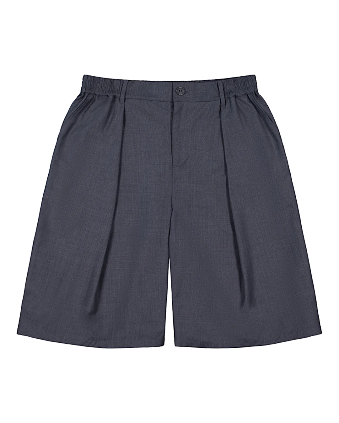 Hakama Shorts - Charcoal Wool