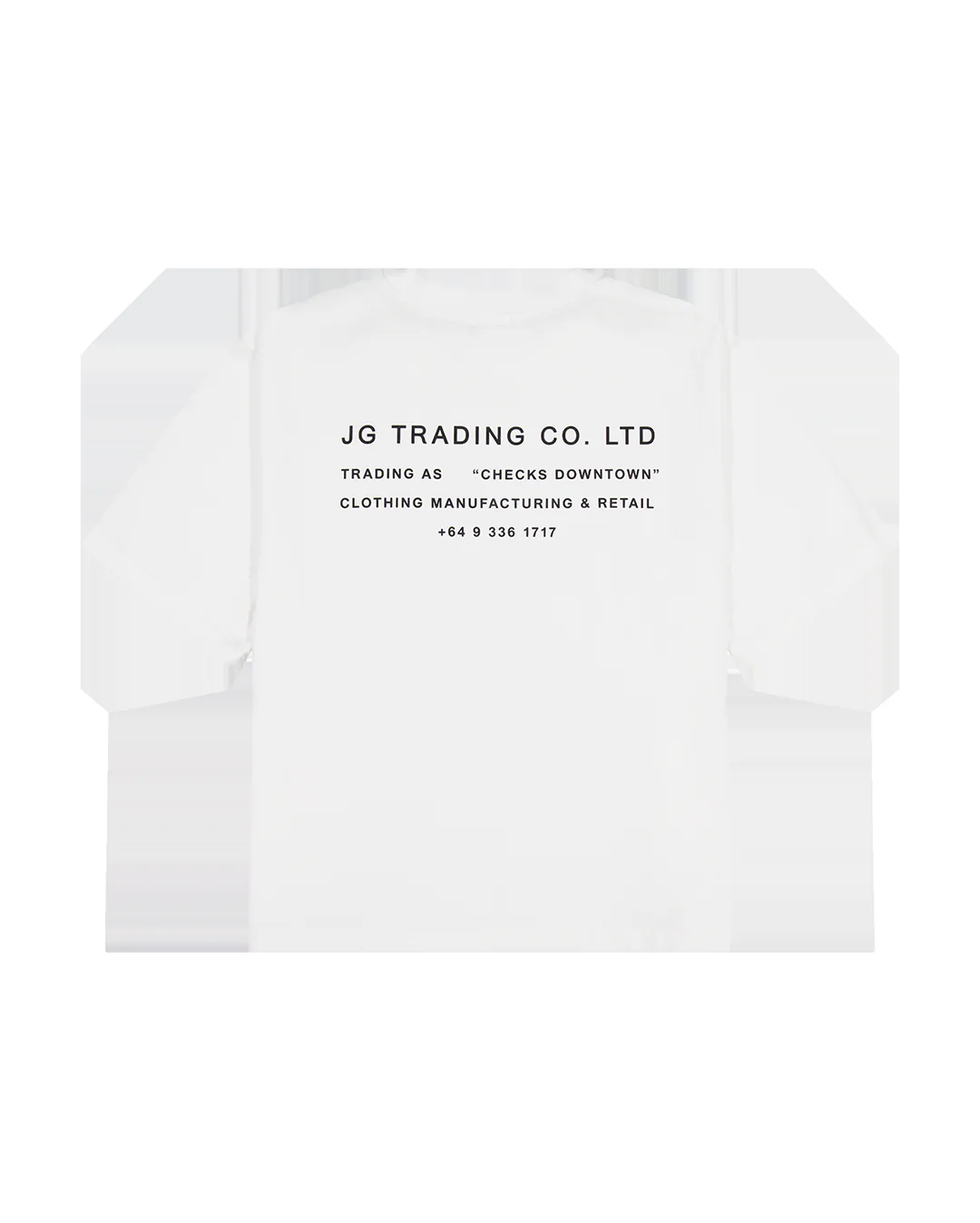 JG Trading Tee - White - Image 4
