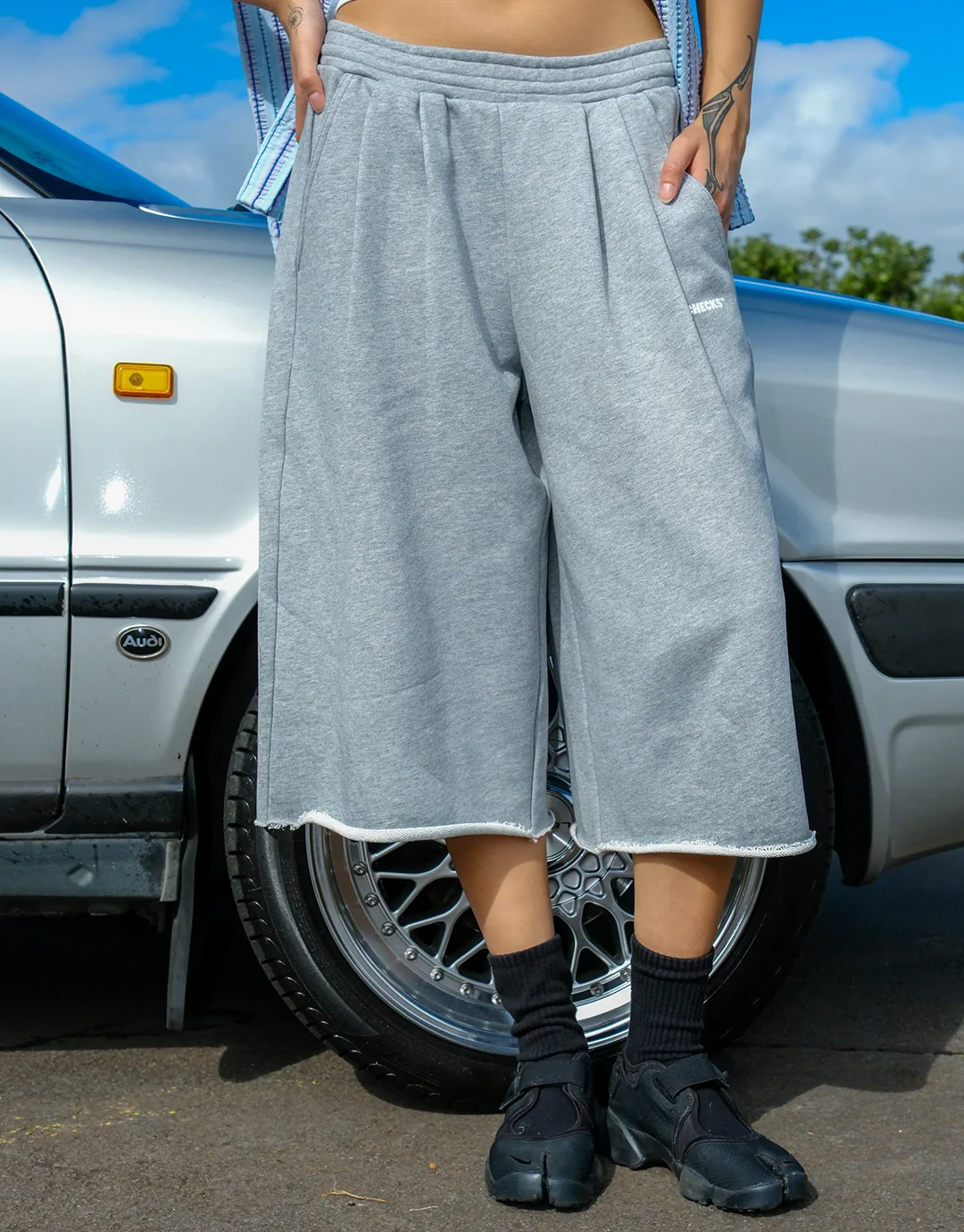 Lark Sweatshorts - Grey Marle Grey Marle XS