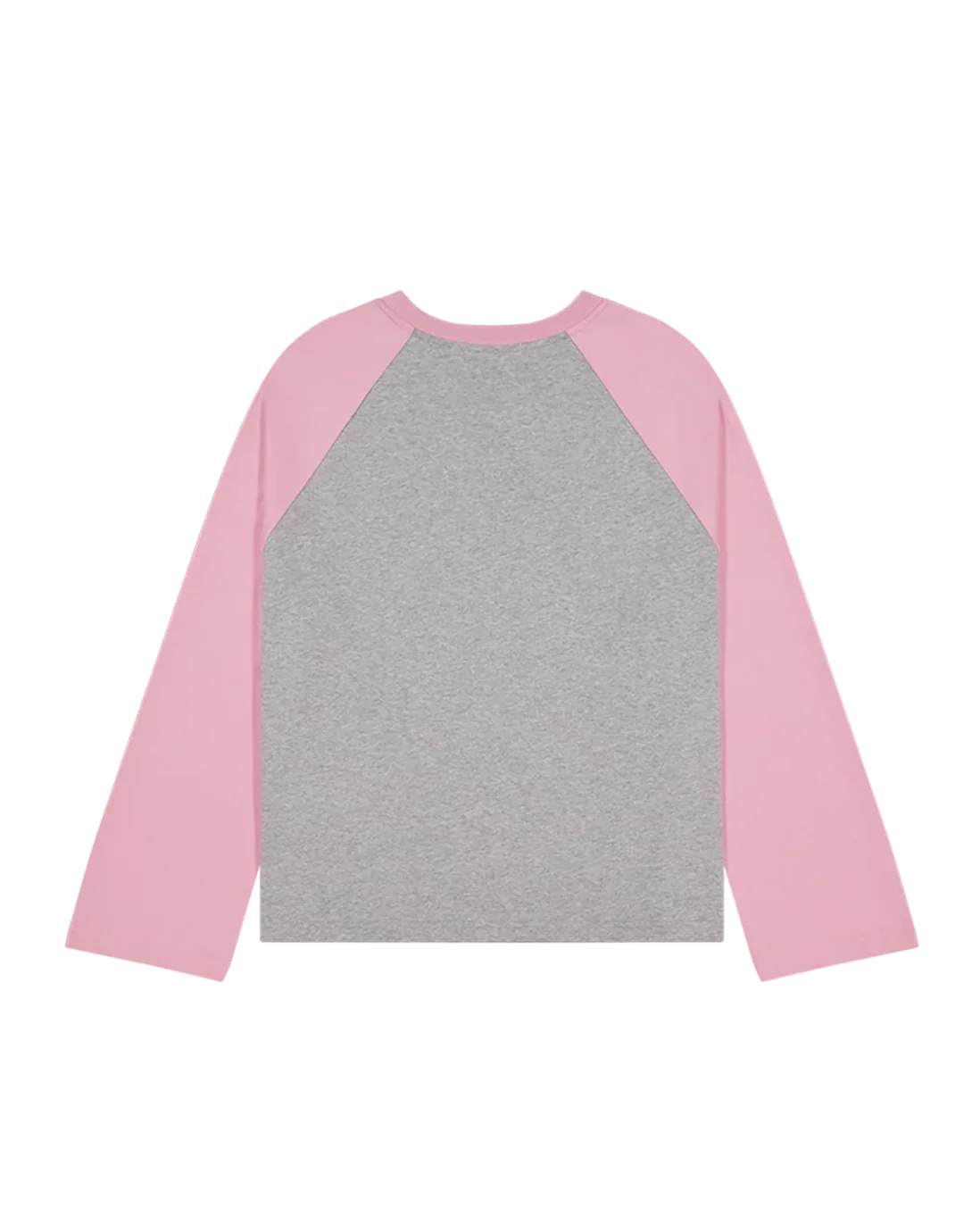 Crew Raglan Jersey - Grey/Pink - Image 2