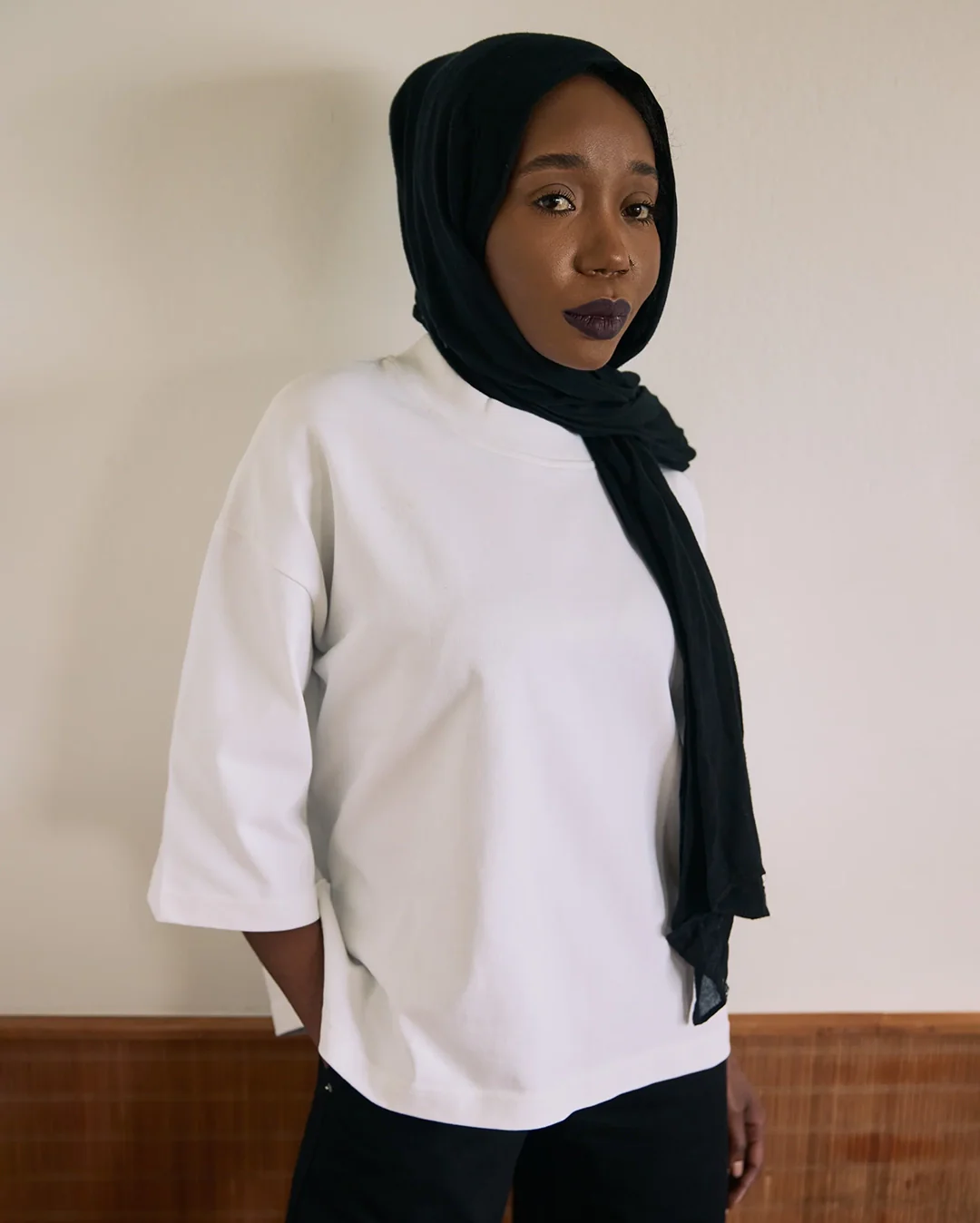 Wide Tee - White