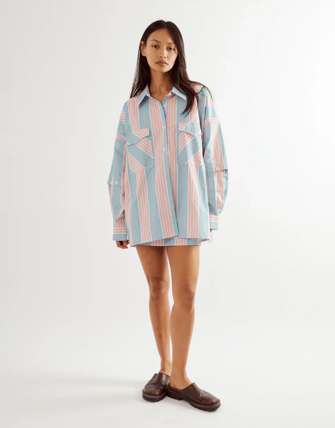 Eastern Skirt - Baby Blue/Pink - Image 4