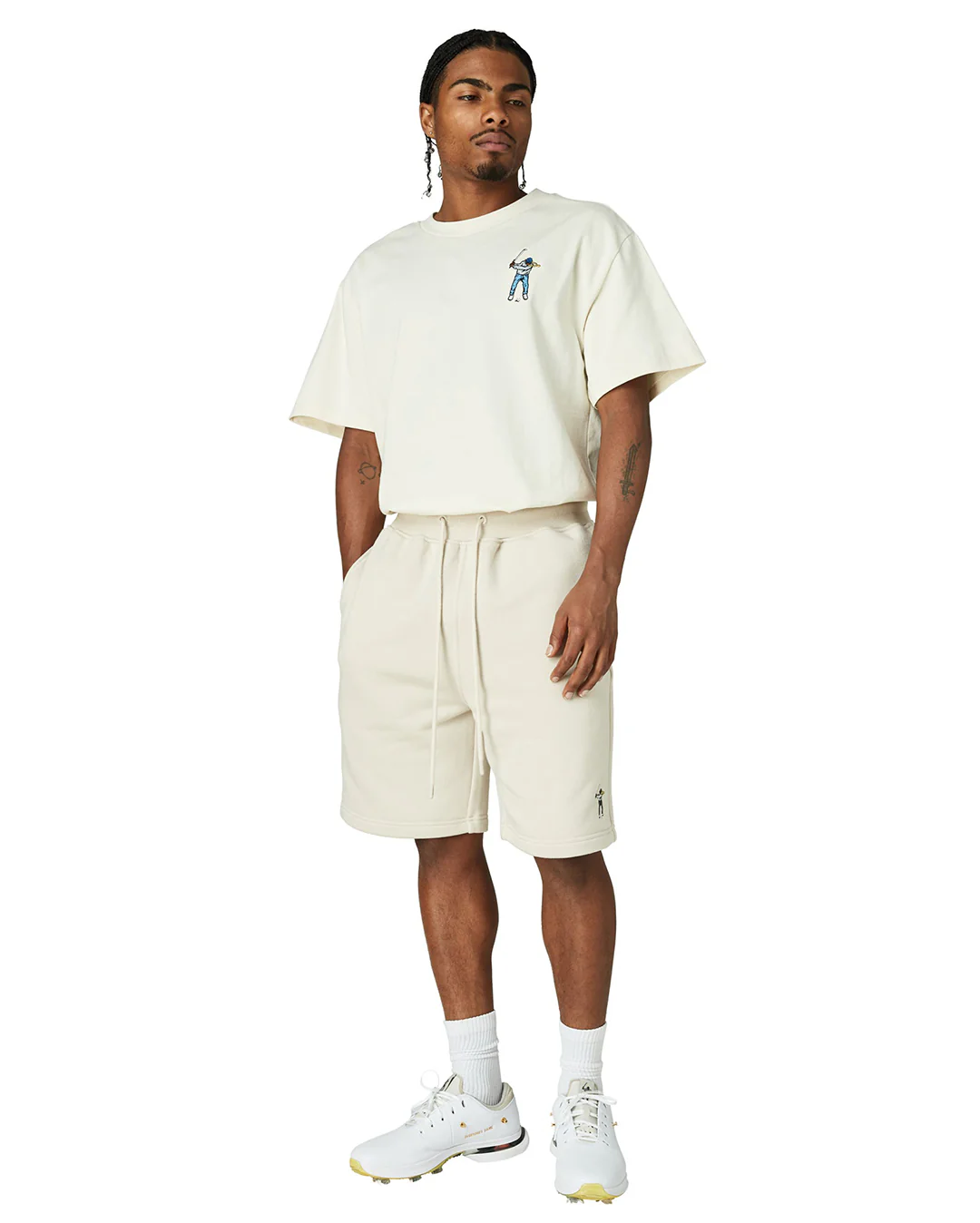 Core Fleece Short - Pumice - Image 5