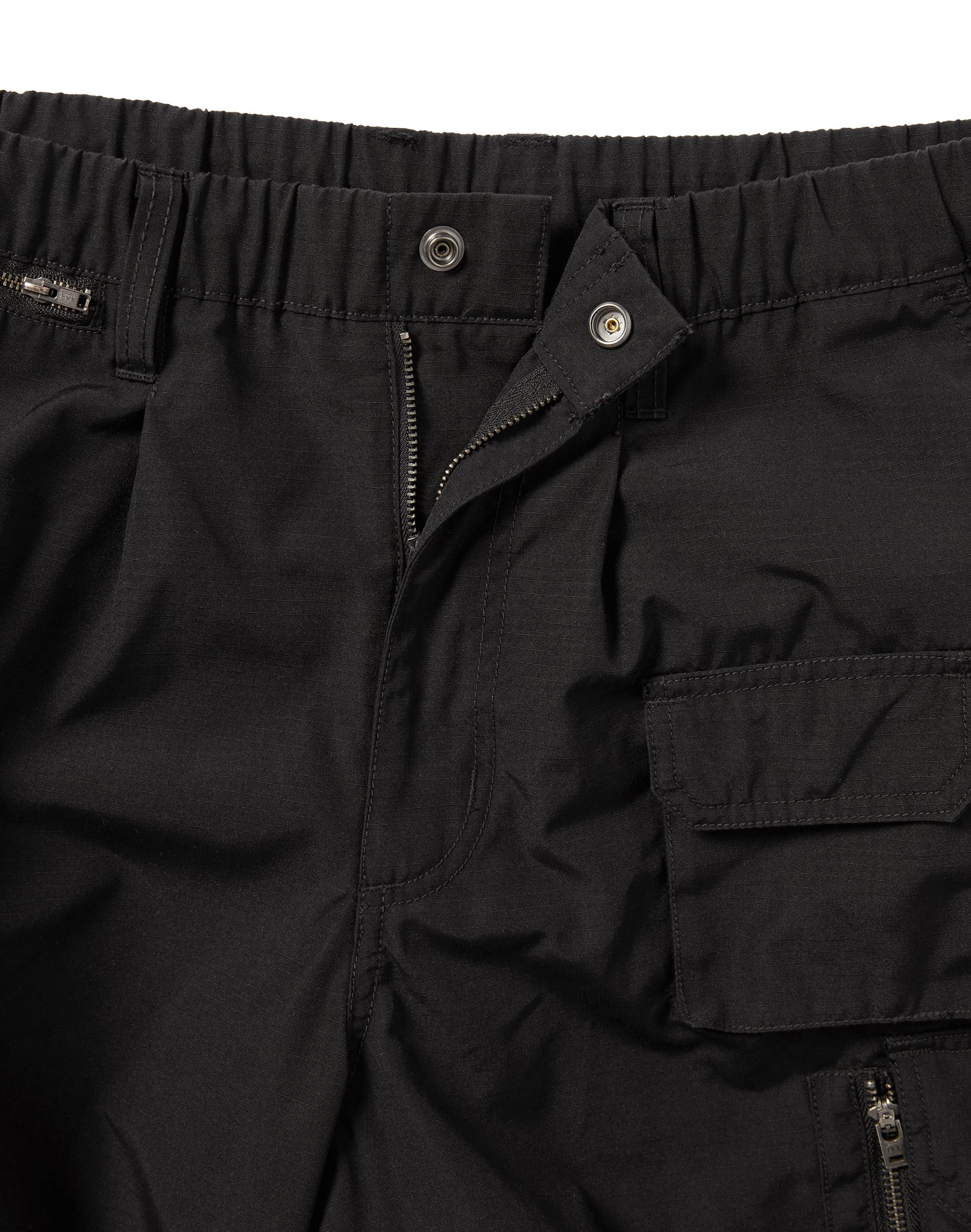 Crazy Multi Zip Pants - Black - Image 4