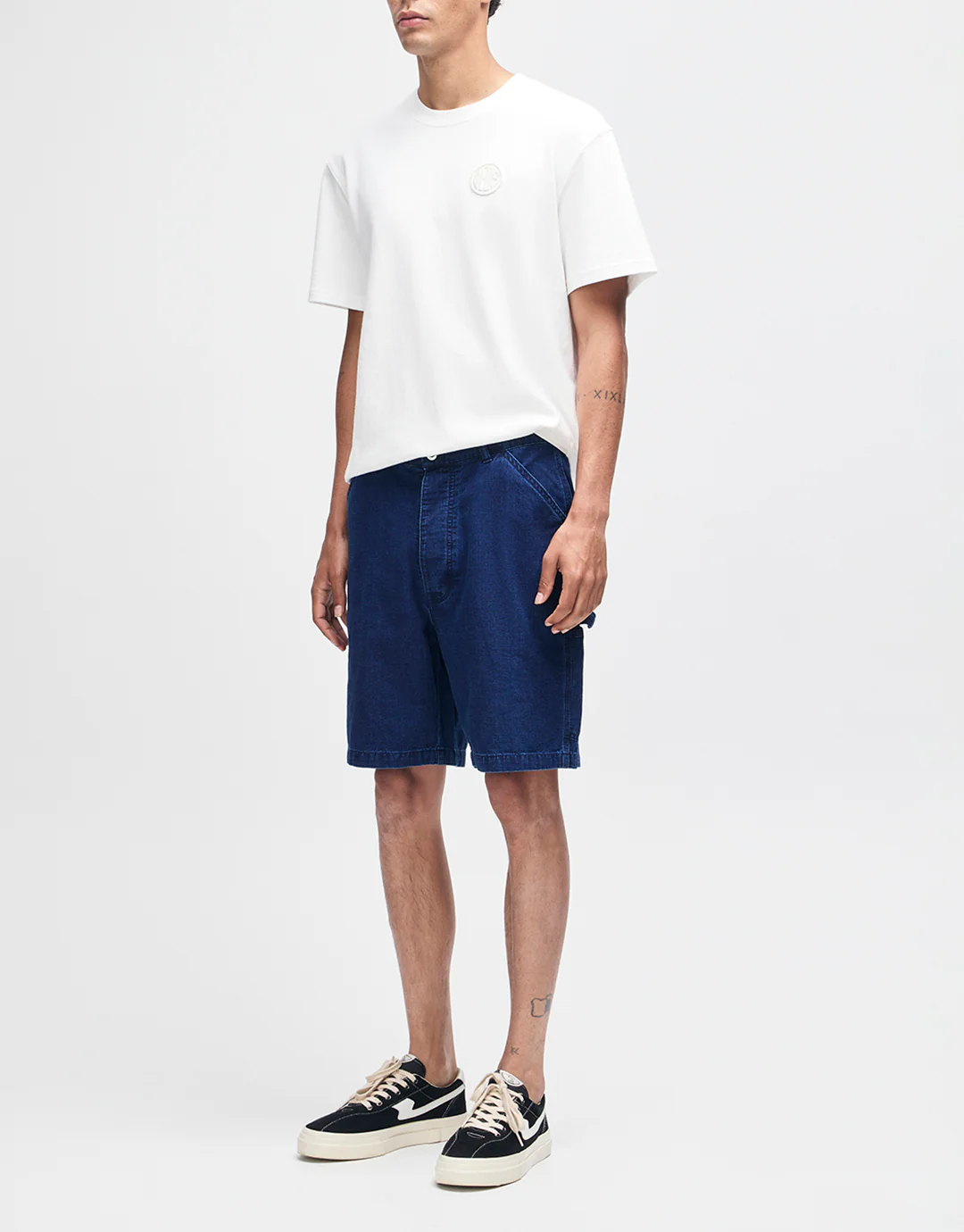 Big Fella Chambray Shorts - Indigo - Image 3