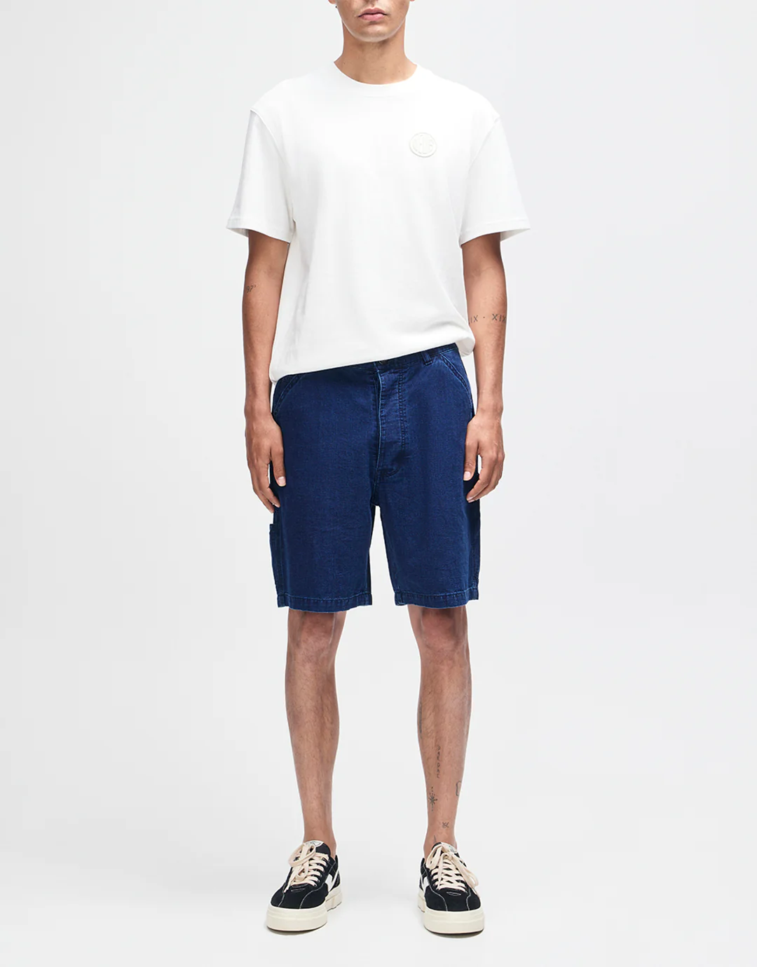 Big Fella Chambray Shorts - Indigo - Image 4