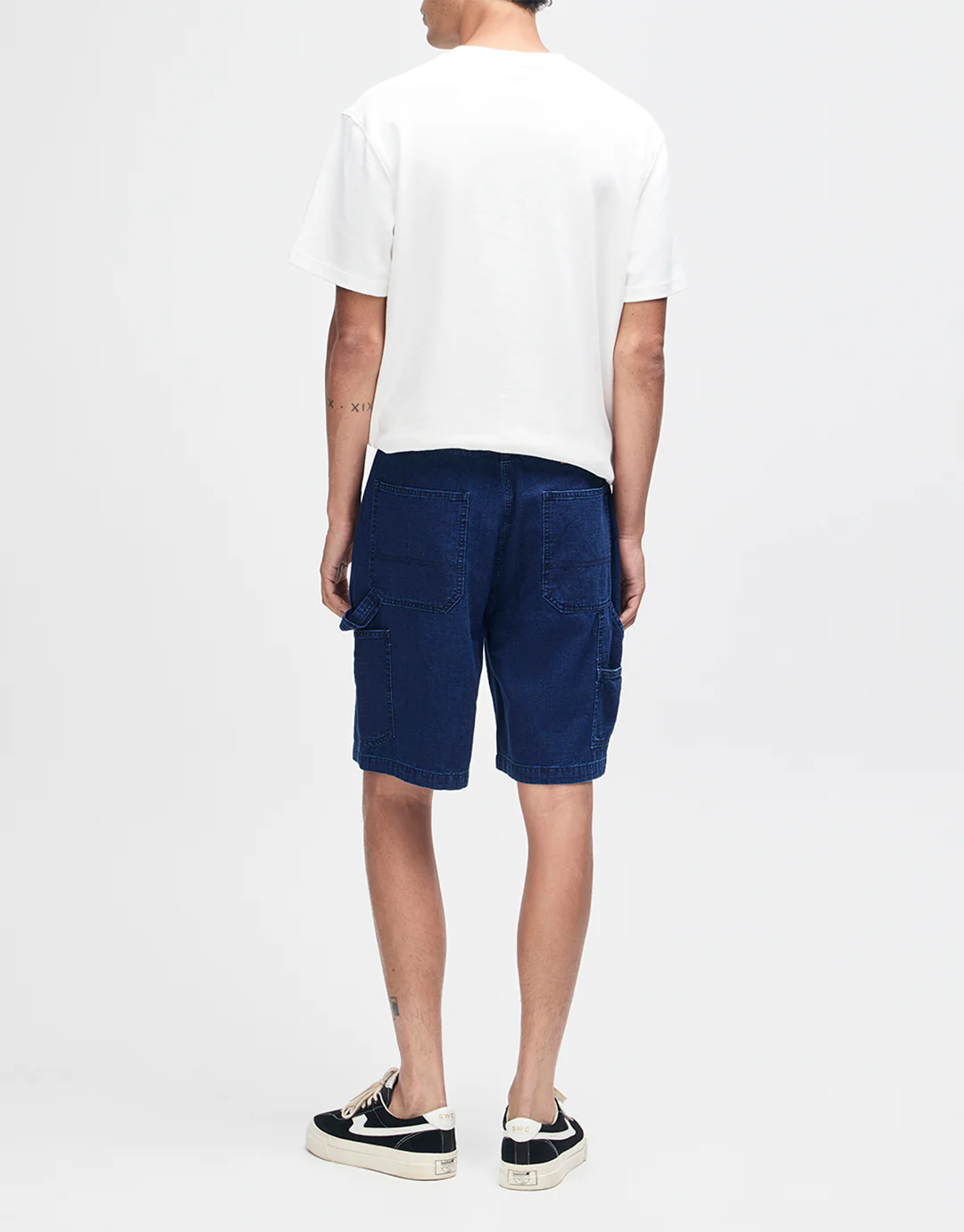 Big Fella Chambray Shorts - Indigo - Image 5