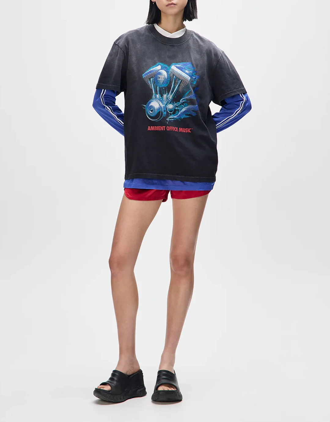 Productive Hum T-Shirt - Anthracite - Image 6
