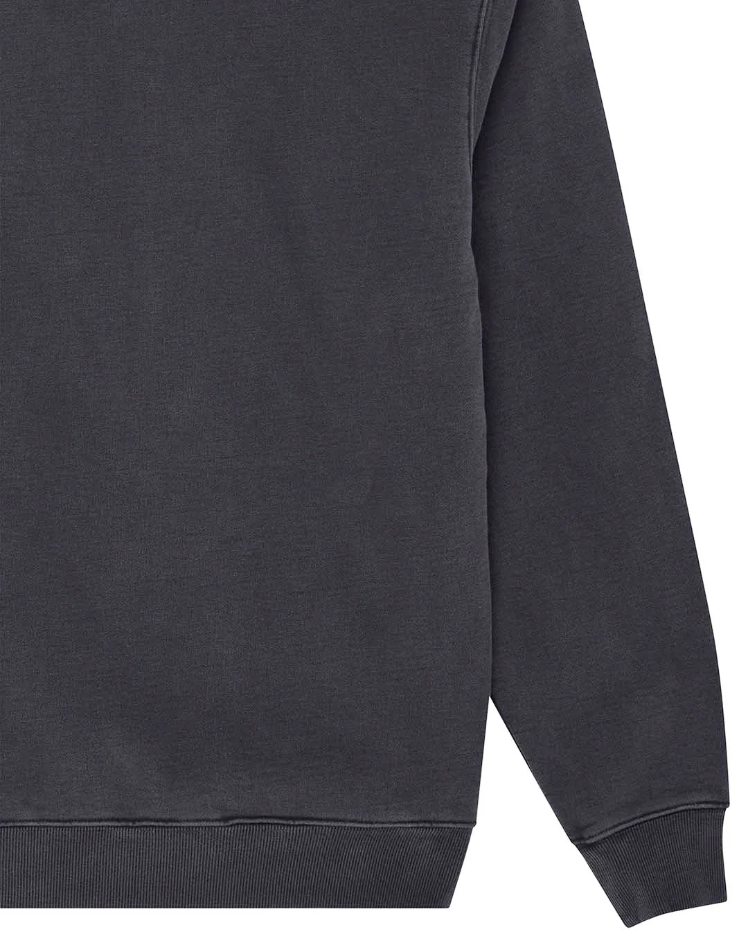 Shield Garment Dyed Zip Hoodie - Black - Image 4
