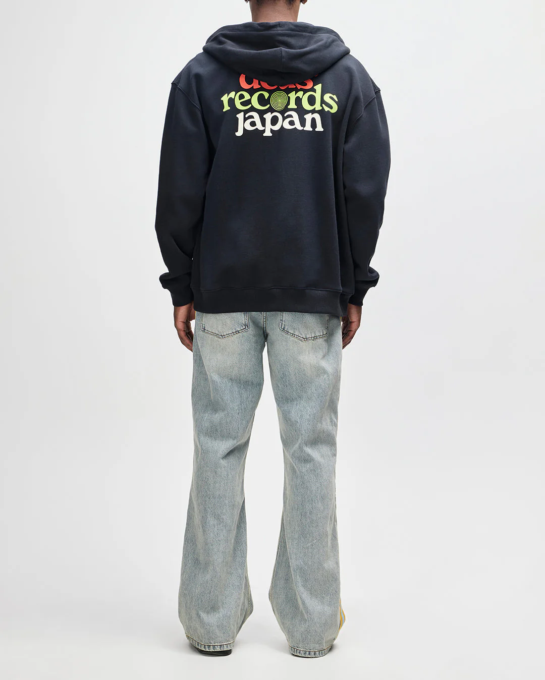 Strata Zip Hoodie - Black - Image 7