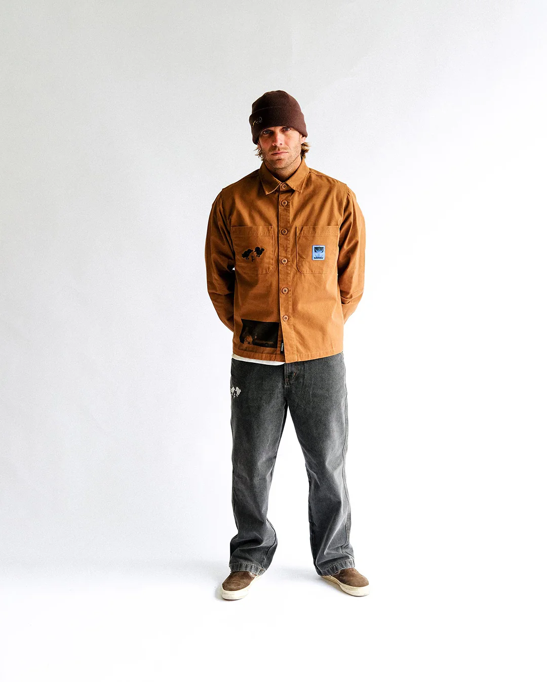 DXD Reynolds Overshirt - Brown - Image 2