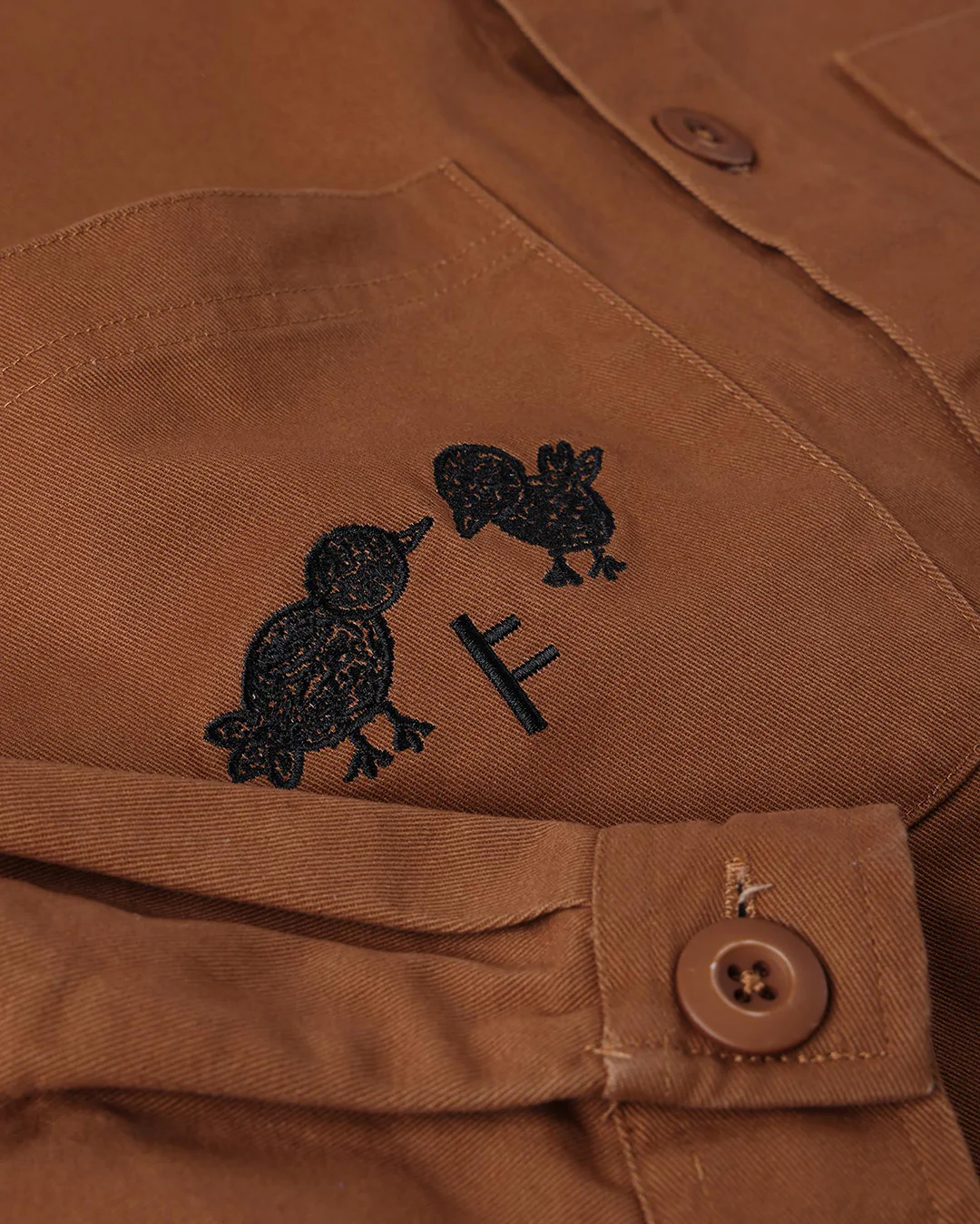 DXD Reynolds Overshirt - Brown - Image 5