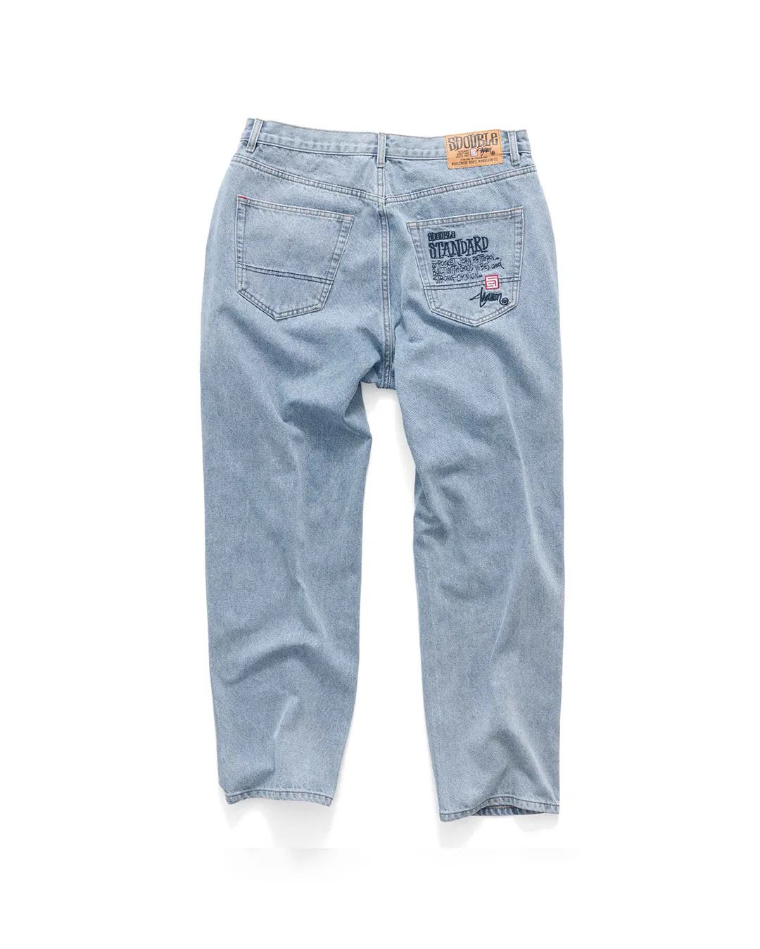 Embroidered 5 Pocket Standard Jeans - Super Light - Image 5