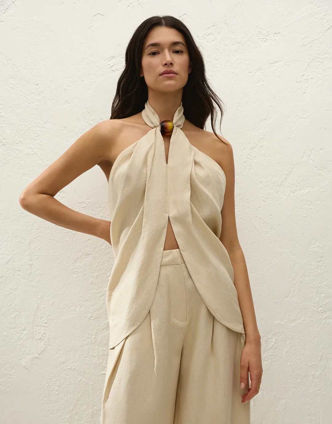 Biba Halter Top - Panna