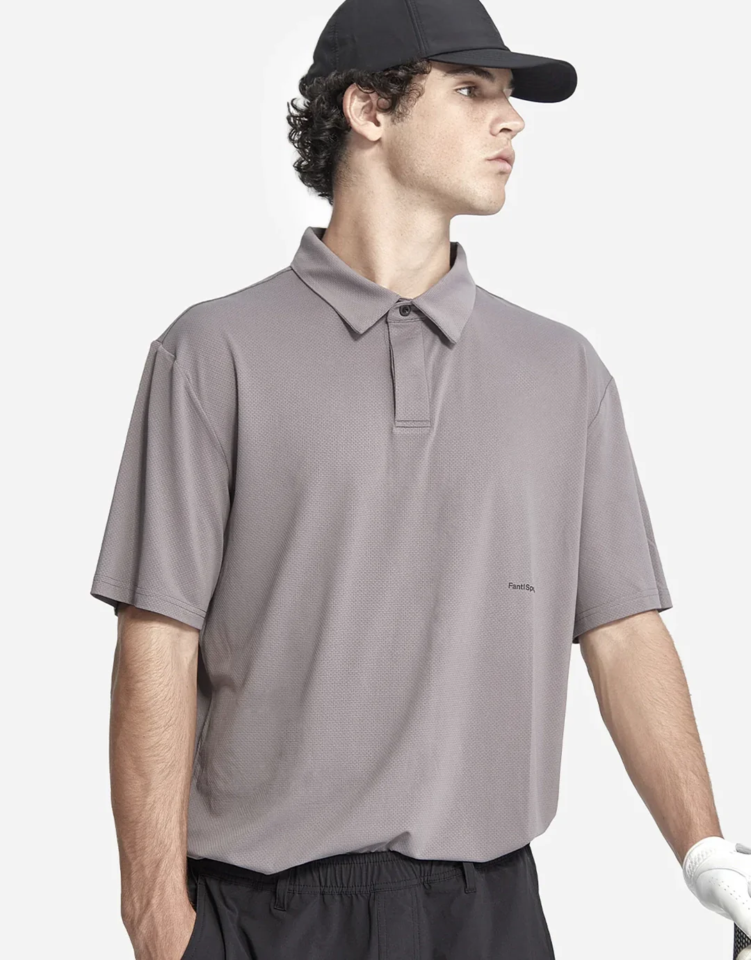 Cloud Polo Shirt - Grey - Image 5