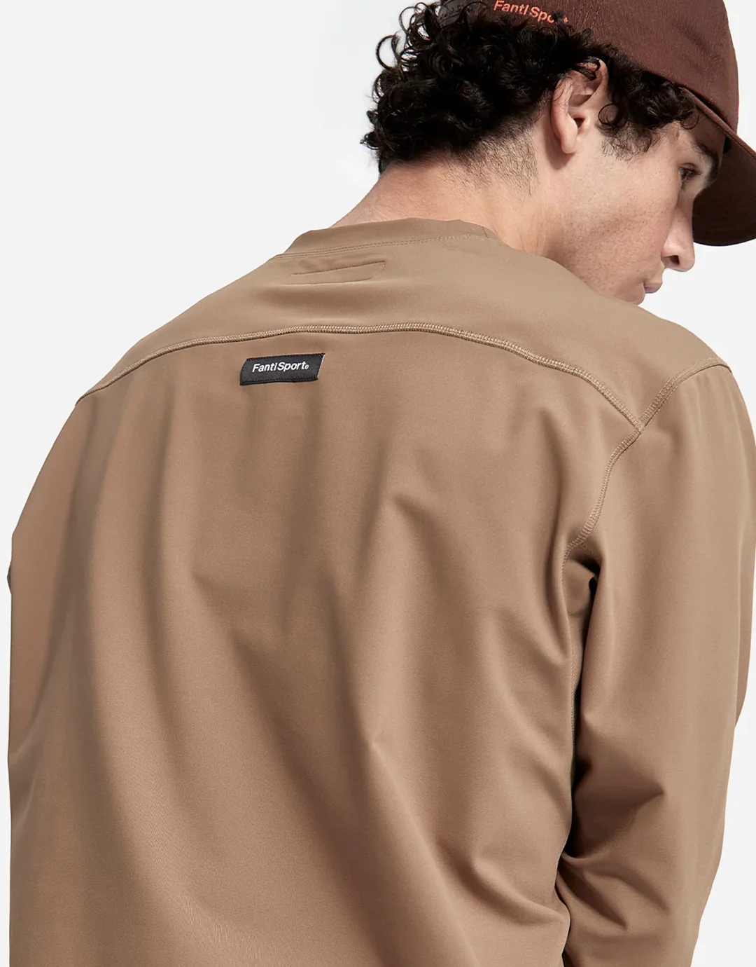 Windblocker Long Sleeve Crew - Olive - Image 7