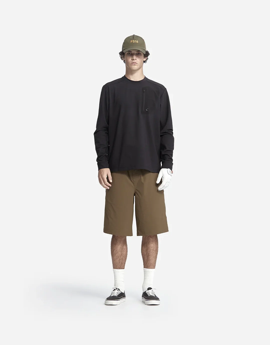 Windblocker Long Sleeve Crew - Black - Image 4