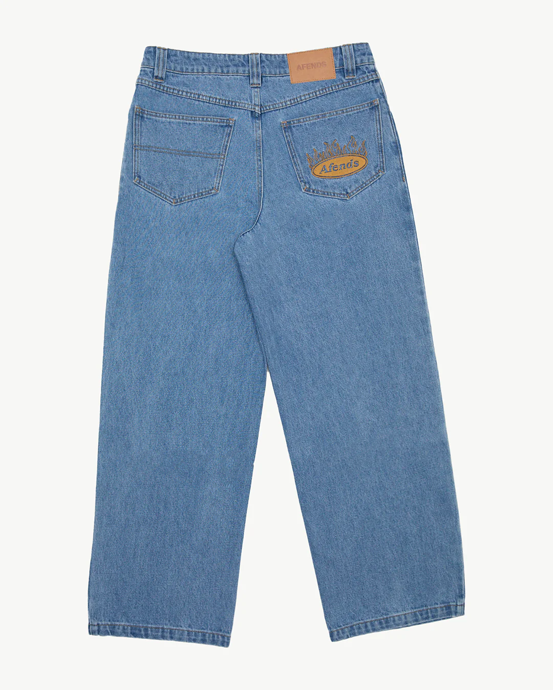 Fast Forward - Denim Ultra Baggy Jean - Worn Blue - Image 2