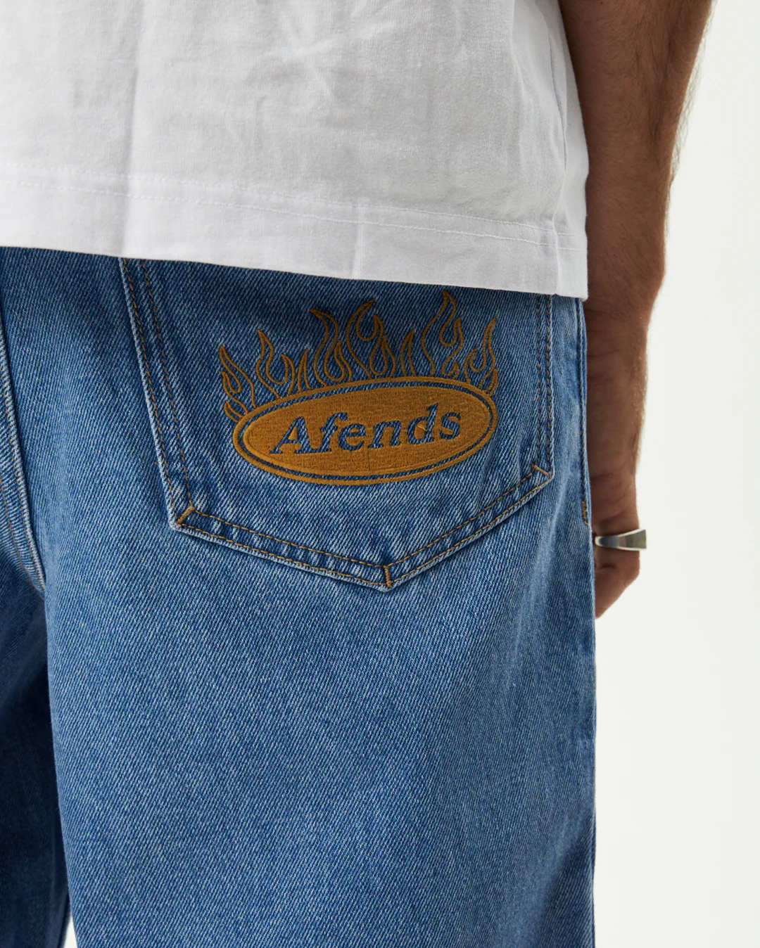 Fast Forward - Denim Ultra Baggy Jean - Worn Blue - Image 7